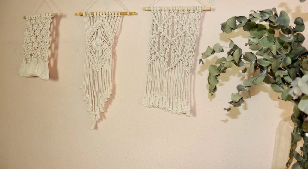 DIY MACRAME Tapiz de Macramé principiantes paso a paso 